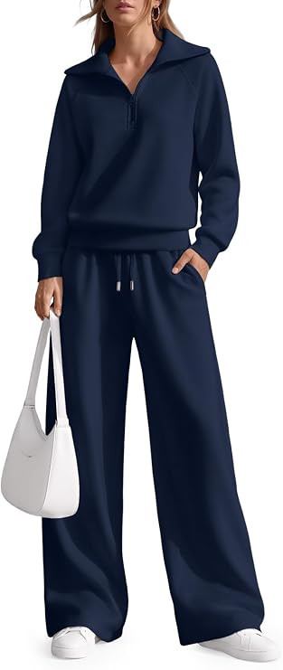 EFAN Womens Sweatsuits Modal 2 Piece Matching Sets Comfy Lounge Wear | Amazon (US)