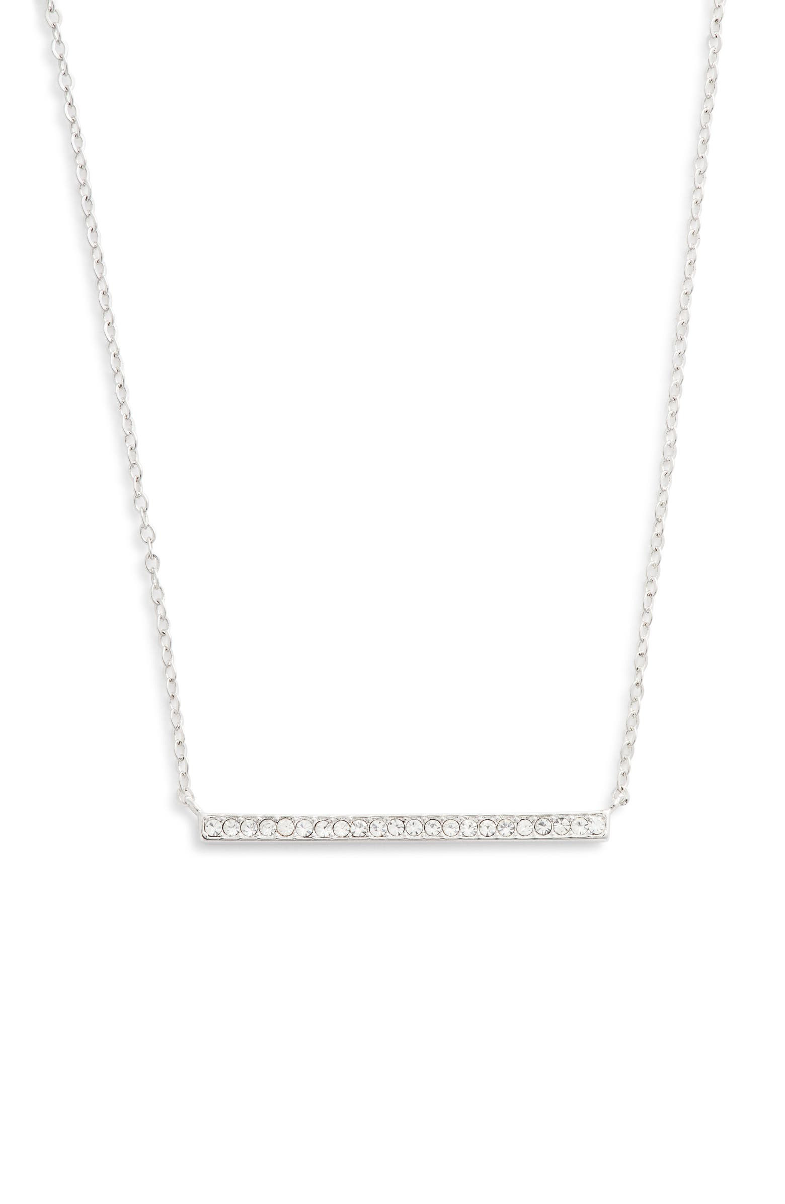 Pavé Bar Pendant Necklace | Nordstrom