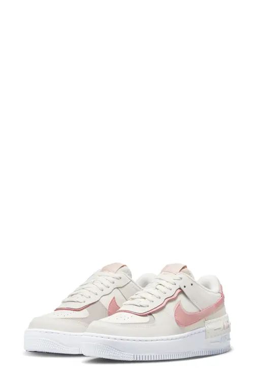 Nike Air Force 1 Shadow Sneaker in Phantom/Red/Pink/White at Nordstrom, Size 5.5 | Nordstrom
