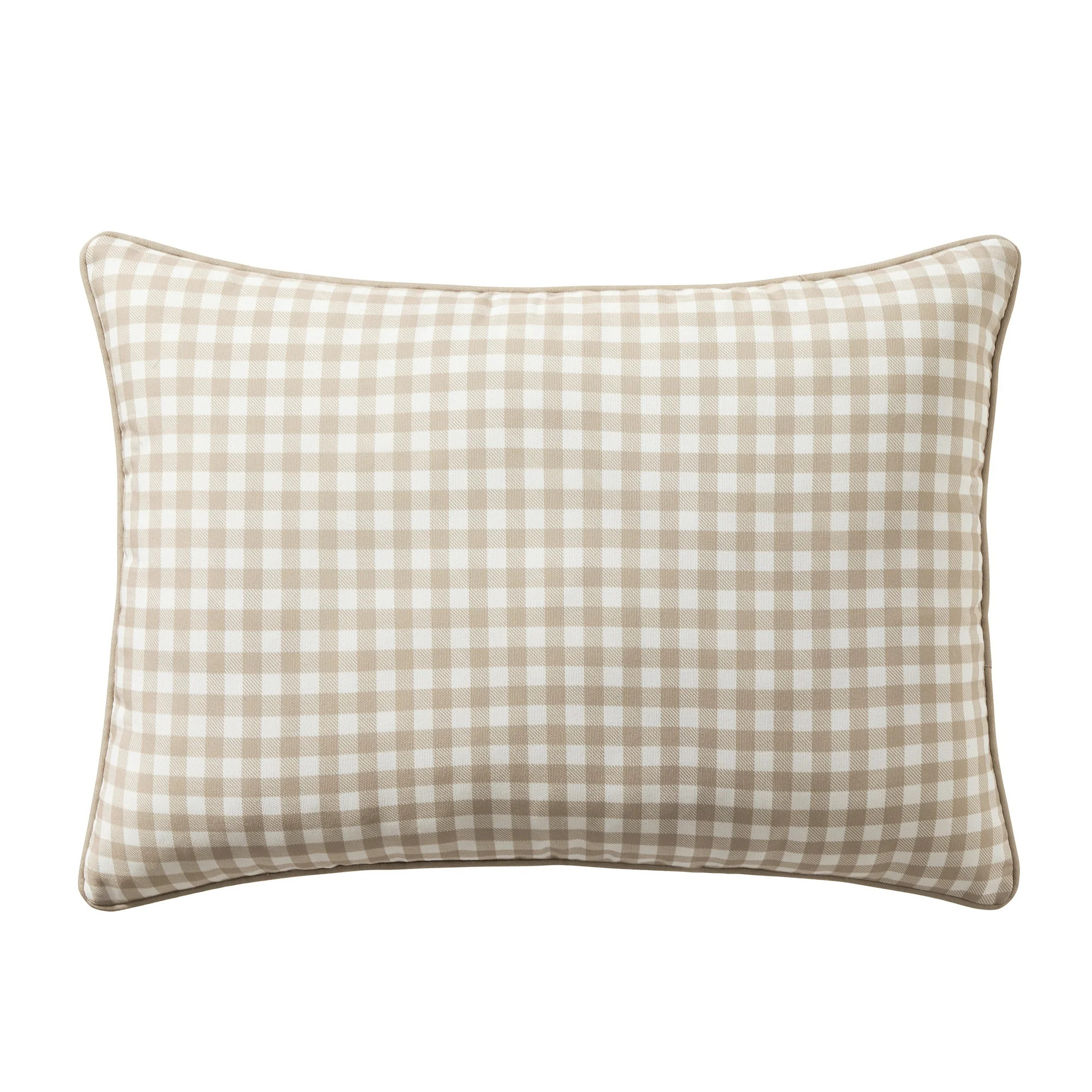 My Texas House Tan Gingham 14" x 20" Outdoor Pillow | Walmart (US)