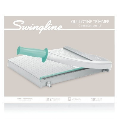 Swingline Guillotine Paper Trimmer - Gray/Teal | Target