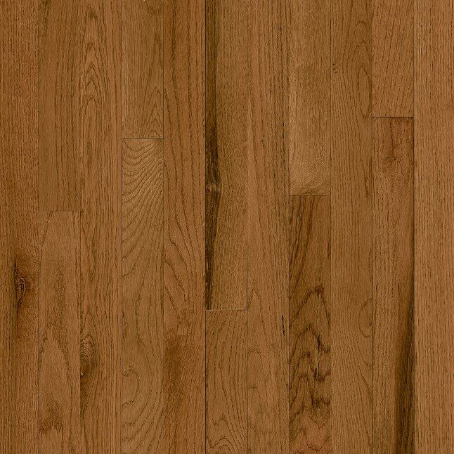Bruce  Addison Spice Oak 2-1/4-in Wide x 3/4-in Thick Smooth/Traditional Solid Hardwood Flooring... | Lowe's