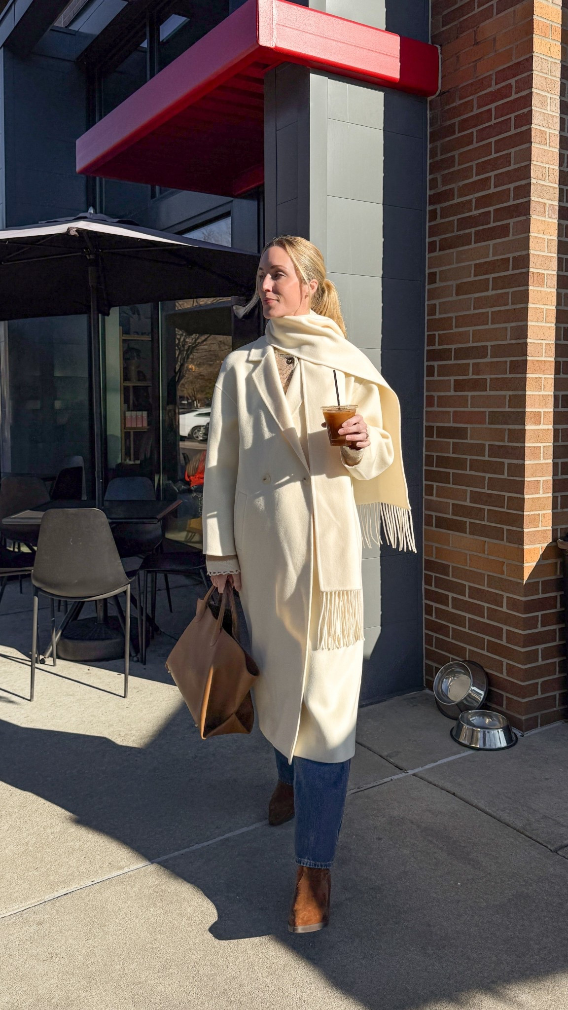 S coat, S cardigan, S turtleneck, 25 jeans. Boots old and bag old. Similar linked!


White coat, winter whites, scarf coat, winter outfits, winter outfit inspo

#LTKootd #LTKSeasonal