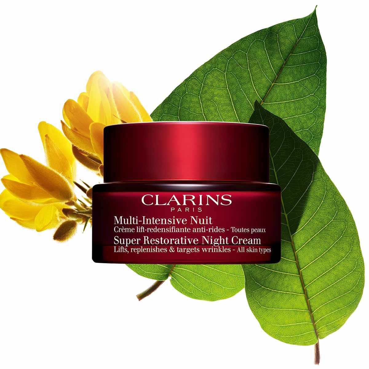 Clarins Super Restorative Night Cream - Anti-Aging Night Moisturizer for Menopausal Skin 1.7 Oz. | Clarins USA