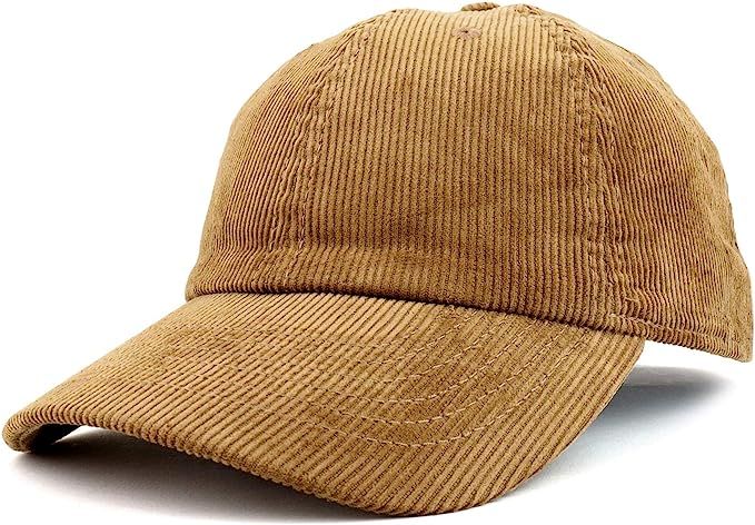 Trendy Apparel Shop Cotton Corduroy Unstructured Baseball Cap Dad Hat | Amazon (US)