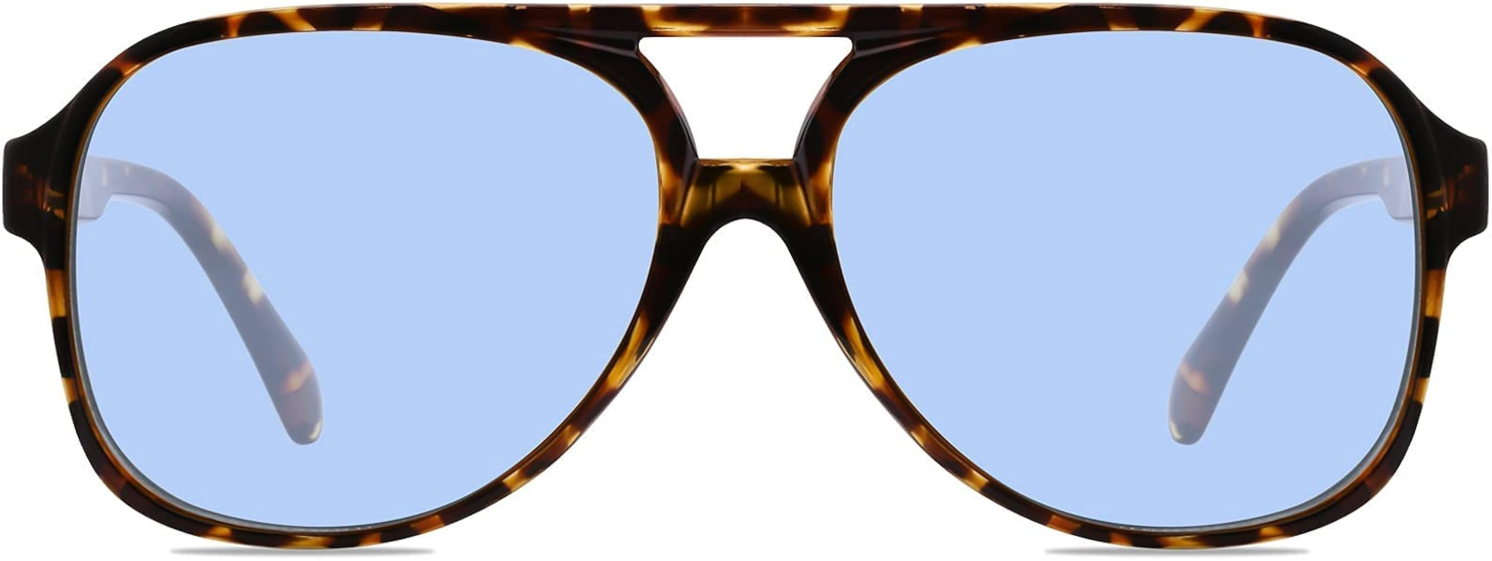 YDAOWKN Classic Vintage Aviator Sunglasses for Women Men Large Frame Retro 70s Sunglasses | Amazon (US)