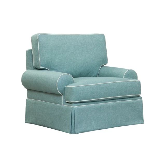 American Furniture Classics Model 8-030-S275A Coastal Aqua Series Upholstered Arm Chair | Walmart (US)