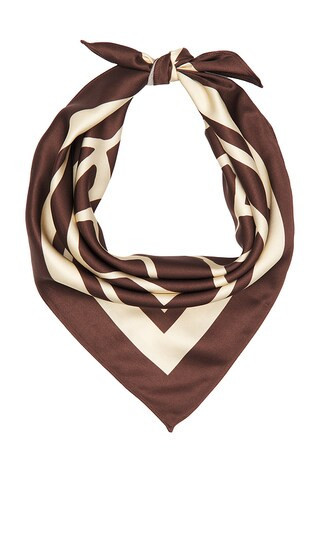 FAITHFULL Neve Head Scarf in Brown. | Revolve Clothing (Global)
