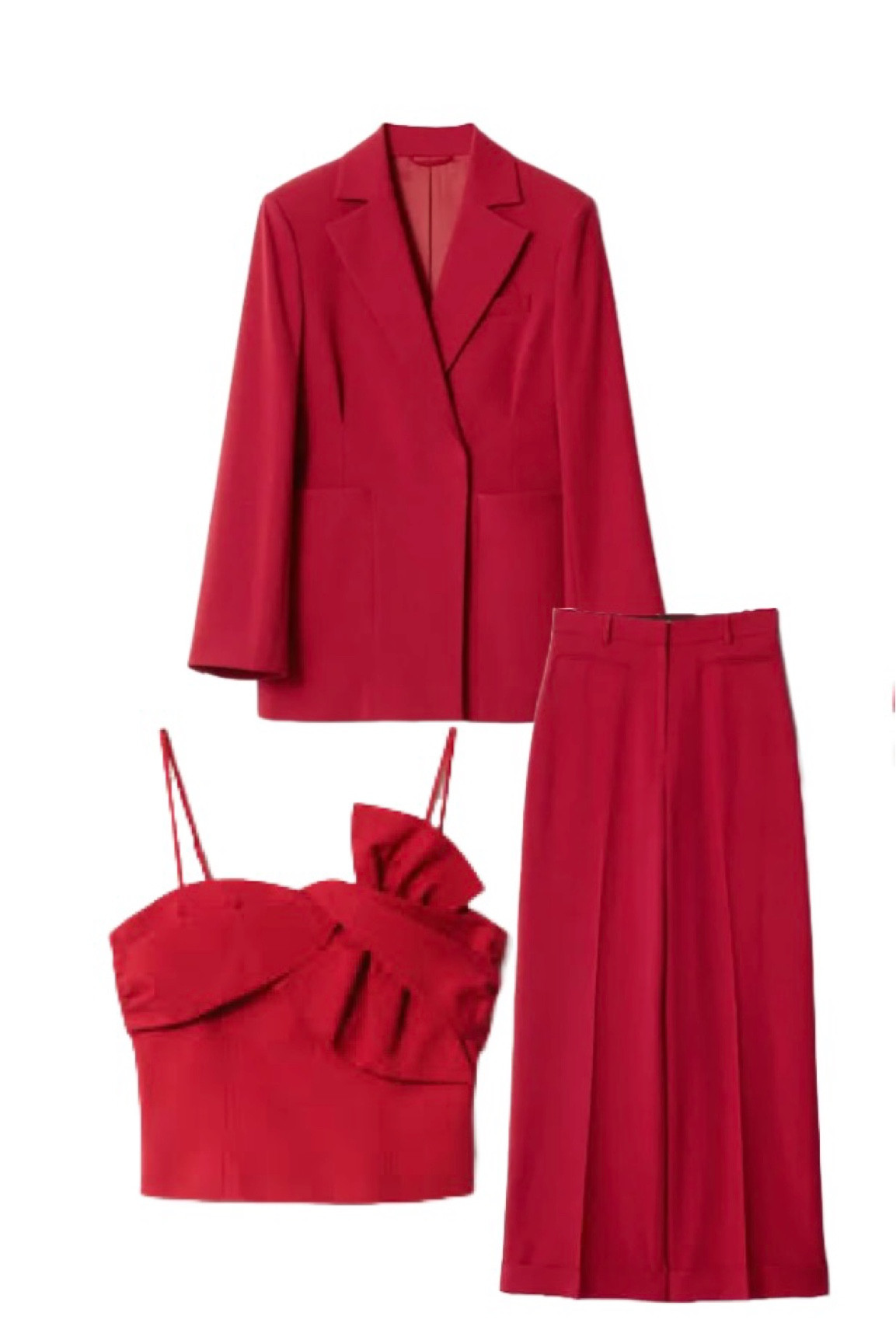 These gorgeous red wool pieces (perfect for Valentine’s Day) are on sale at & Other Stories with an extra 15% off - but hurry, the offer ends today! Wear the red blazer as a suit for day or night, while the bow cropped top with the high waisted trousers will create a sexy jumpsuit style look for nights on the town! ❤️ 

#LTKsale #LTKeurope #LTKuk