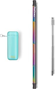 FinalStraw Collapsible, Reusable, Metal Straw | Travel Case, Cleaning Tool | Easy to Clean | Stai... | Amazon (US)