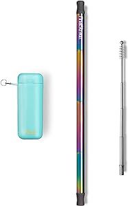 FinalStraw Collapsible, Reusable, Metal Straw | Travel Case, Cleaning Tool | Easy to Clean | Stai... | Amazon (US)