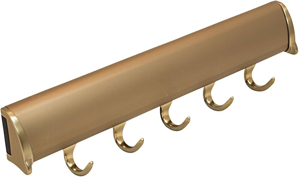 TAG Hardware Designer 5-Hook Expandable Valet Belt and Tie Rack, 11.75-Inch Extendable Wardrobe C... | Amazon (US)