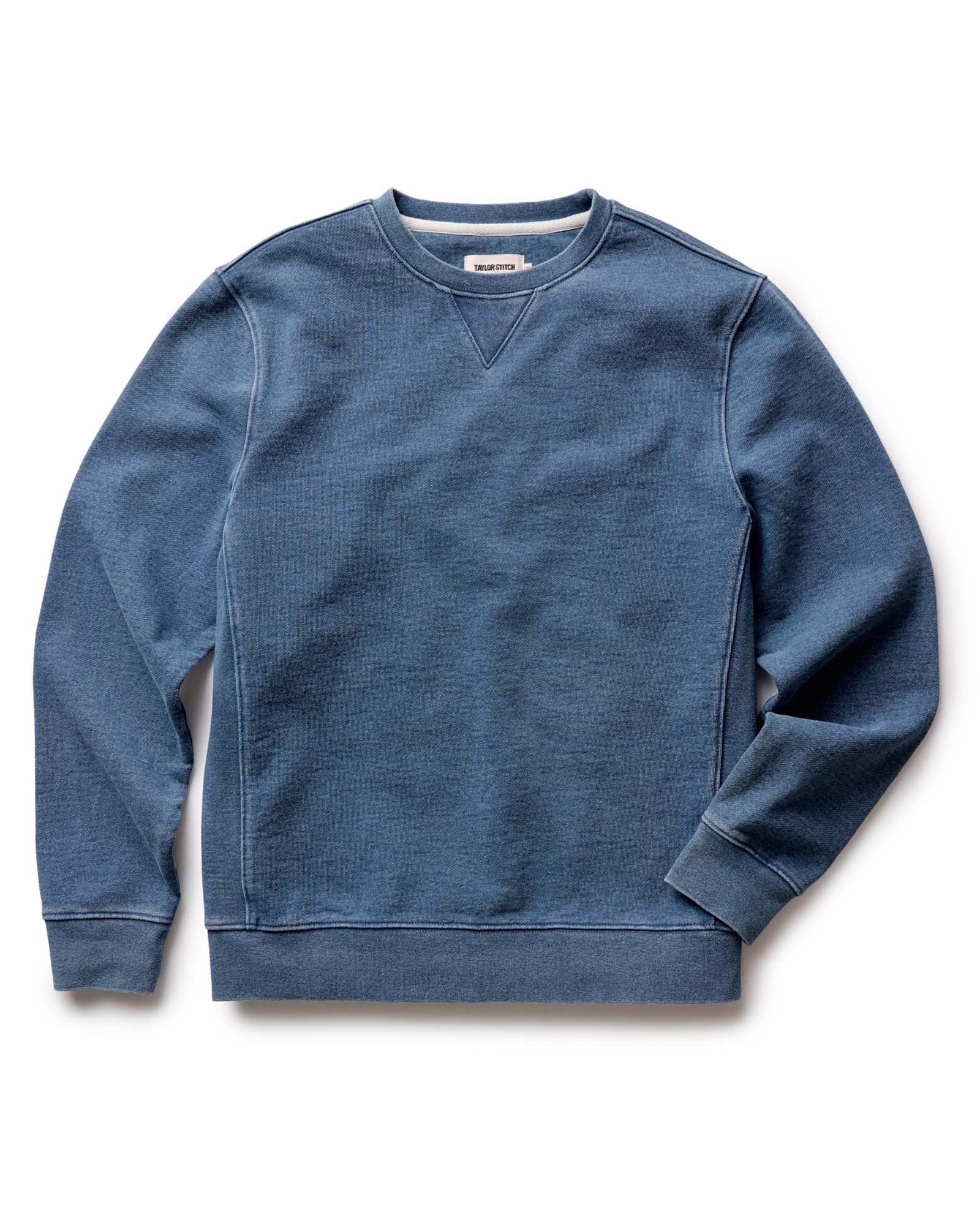 The Apres Crew in Washed Indigo Terry | Taylor Stitch