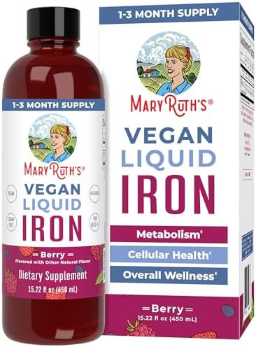MaryRuth Organics Iron Supplement for Women Men & Kids, Liquid Iron Supplement for Women Men & Ki... | Amazon (US)