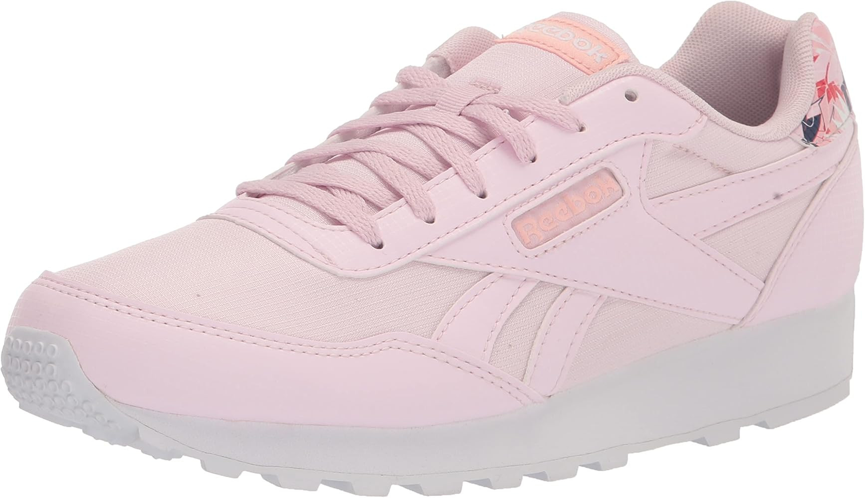 Reebok Women's Rewind Run Sneaker, Pixel Pink/White/Pink Glow, 7.5 | Amazon (US)