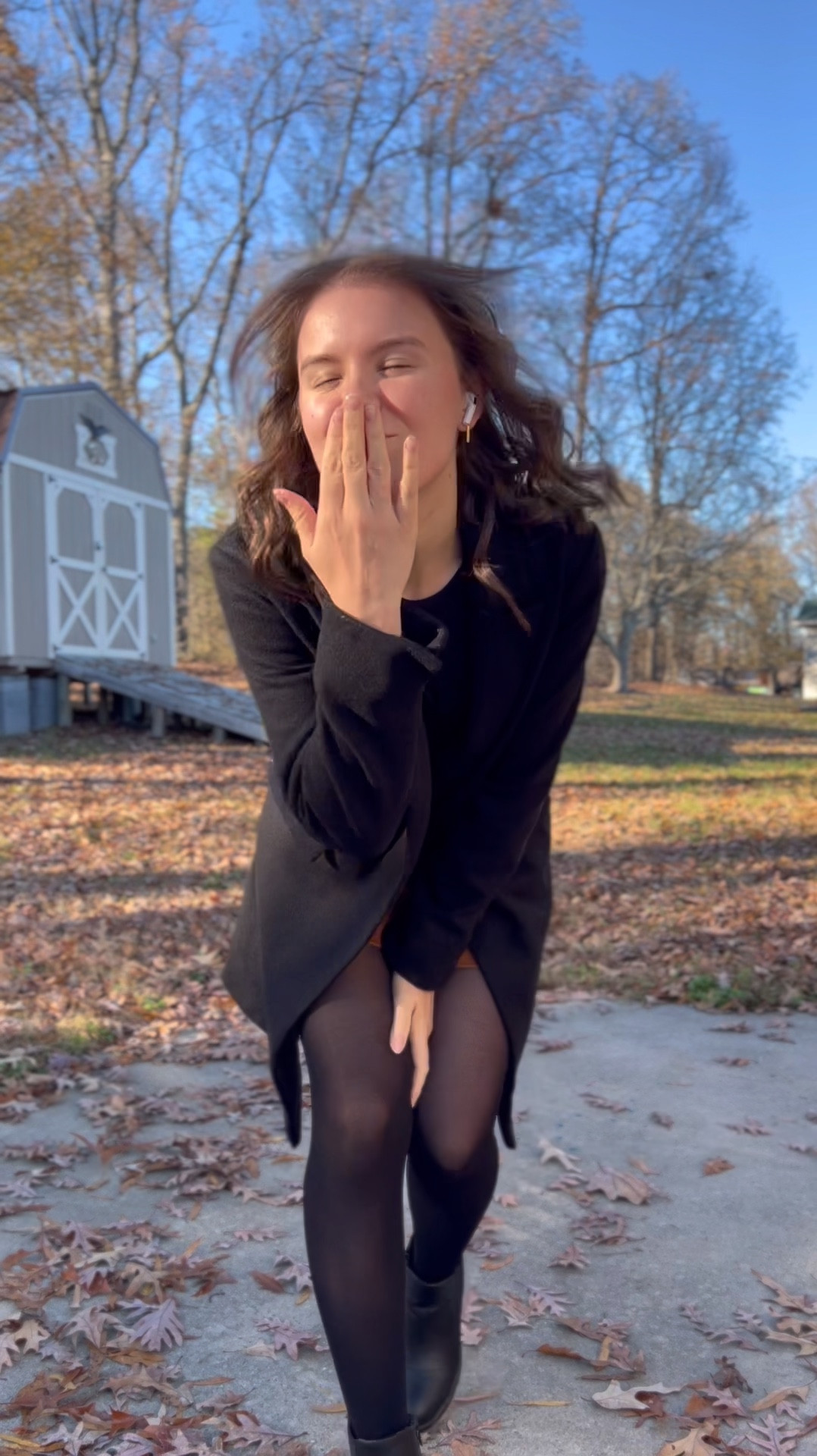 Which coat should I wear with this Fall / Winter outfit?

Cognac suede skirt
Black bodysuit
Black tights
Plaid trench coat
Black trench coat
Black Chelsea boots

Booties, affordable fashion, holiday, Christmas, Thanksgiving, new years, birthday, cold weather outfit inspo, ootd, chic, simple, party, event, gatherings, photoshoot, work

#LTKWorkwear #LTKWatchNow #LTKStyleTip