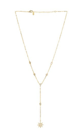 Starburst Lariat in Gold | Revolve Clothing (Global)