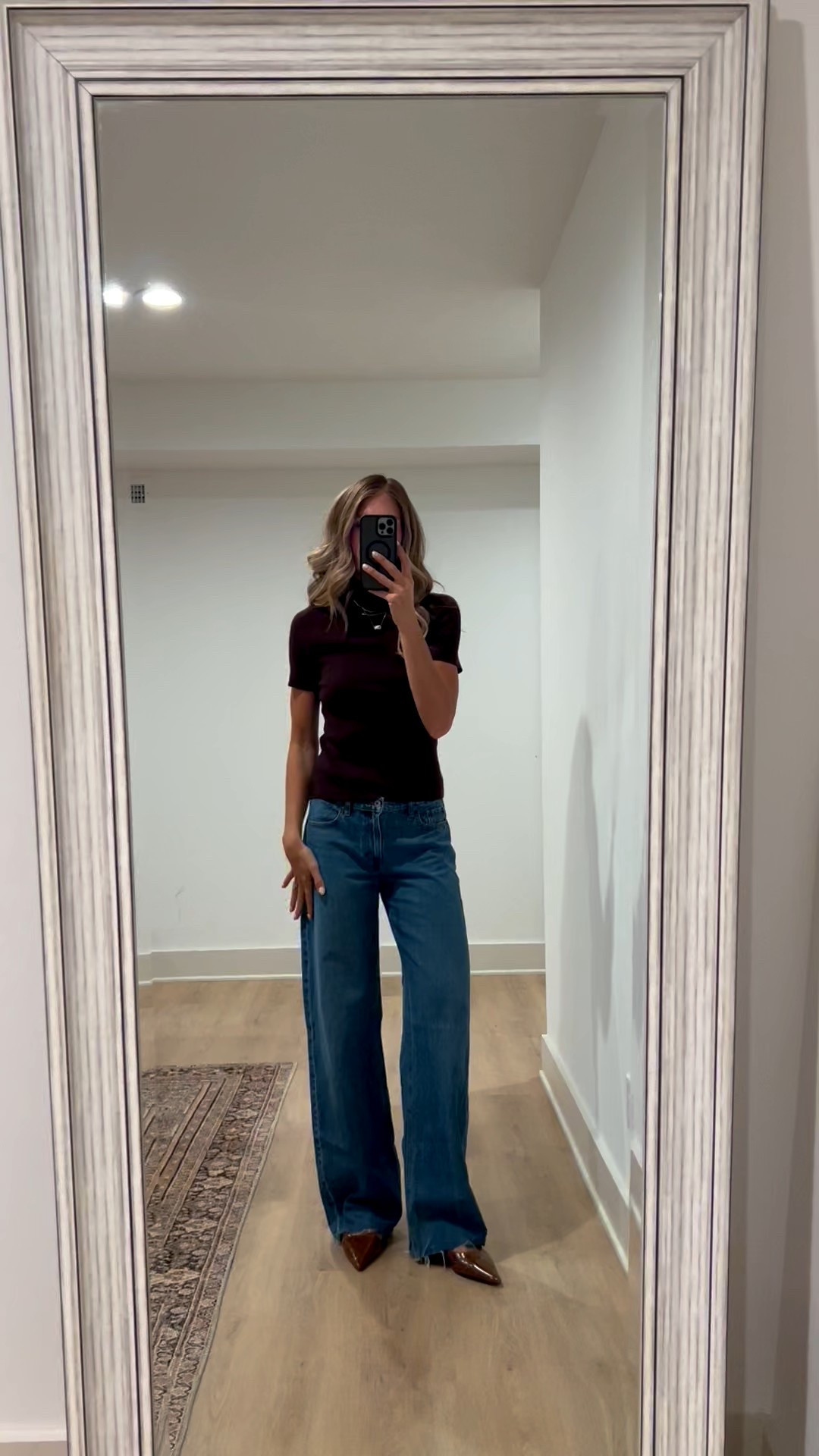  low loose. I sized down to 26 extra long. 