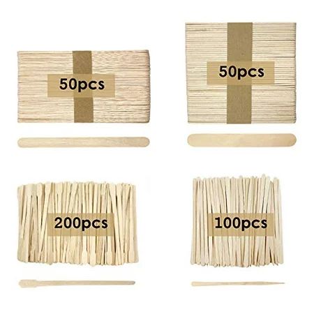 Wax Sticks, Shellvcase 400 PCS 4 Sizes Wood Waxing Sticks, Smooth Multi-Purpose Beauty Spatula, Wax  | Walmart (US)