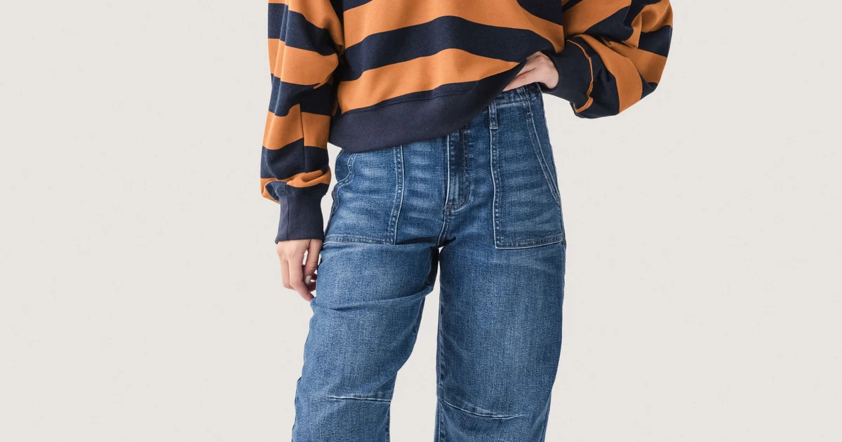 Risen Rowan Utility Pocket Barrel Jeans | Social Threads