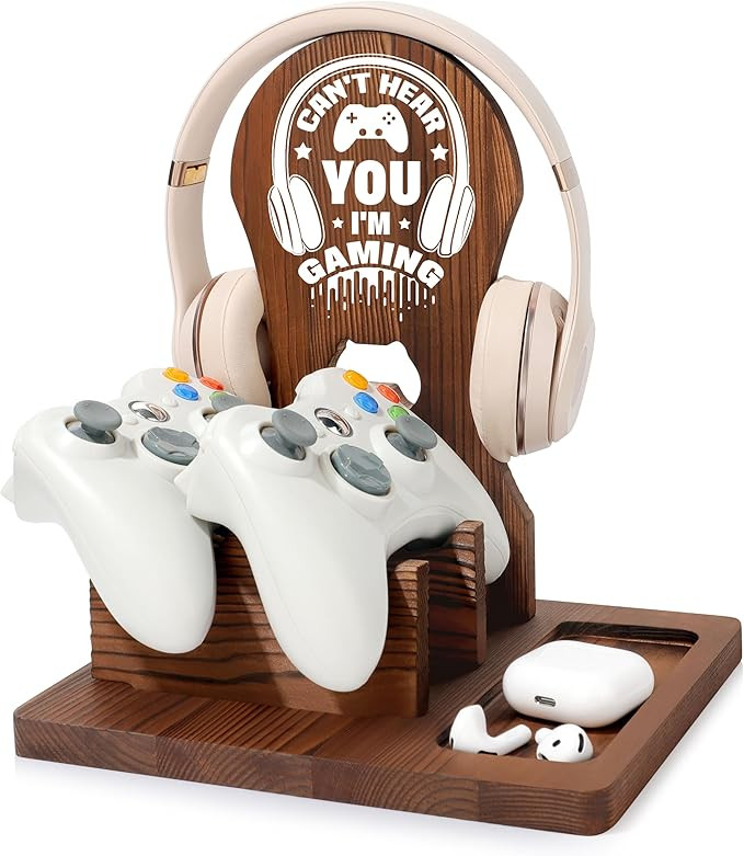 Gamer Gifts for Teen Boy, Gamer Accessories Stuff, Gaming Gifts for Son, Boyfriend, Husband, Wood... | Amazon (US)
