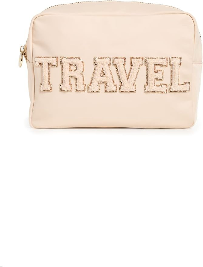 Stoney Clover Lane Women's Travel Large Pouch, Sand, Tan, Graphic, One Size | Amazon (US)