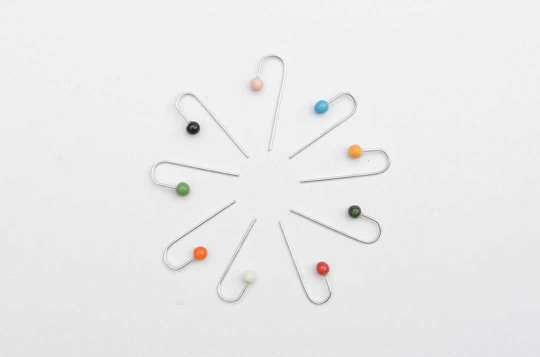 Sewing Pins Earrings. Porcelain, Silver - Etsy | Etsy (US)