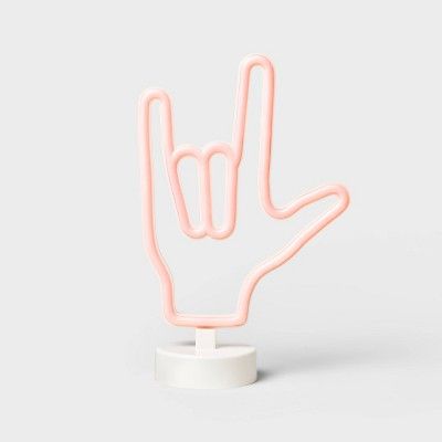 Valentine Lit Neon Sign "I Love You" ASL - Spritz™ | Target