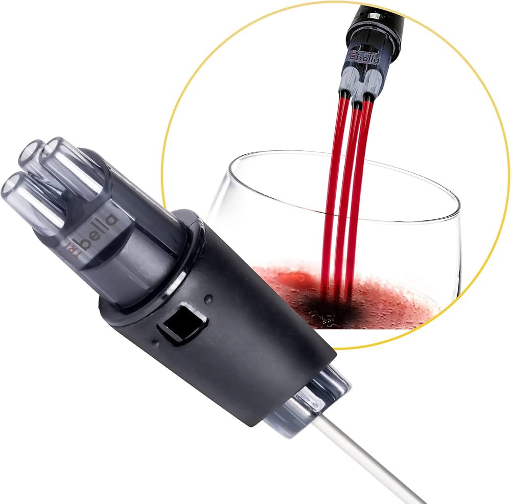Amazon.com | TRIbella Air Speed Wine Aerator, Drip-Free, Artisan Wine Pourer with Polycarbonate B... | Amazon (US)