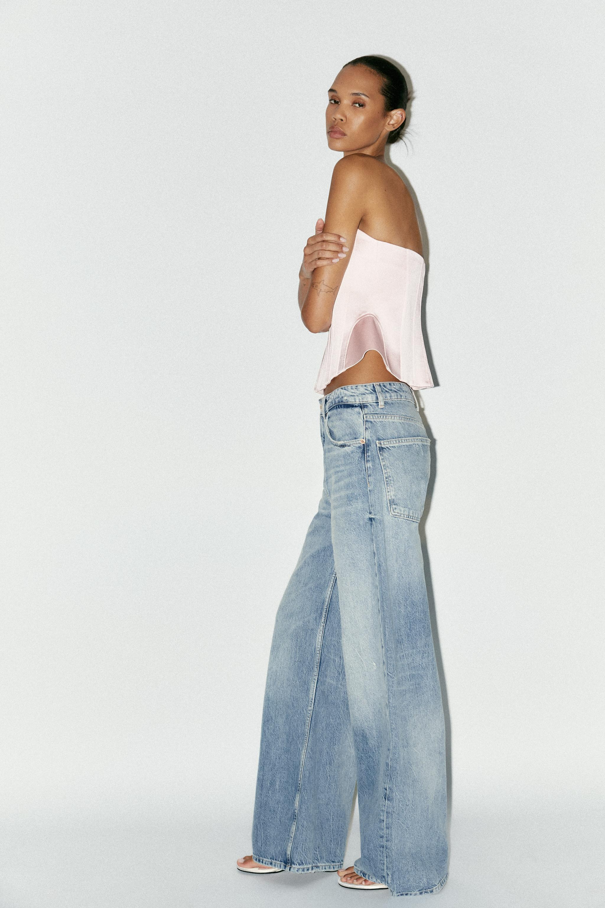 SATIN CORSET TOP | Zara US