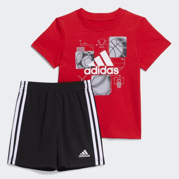 Graphic Tee and Shorts Set | adidas (US)
