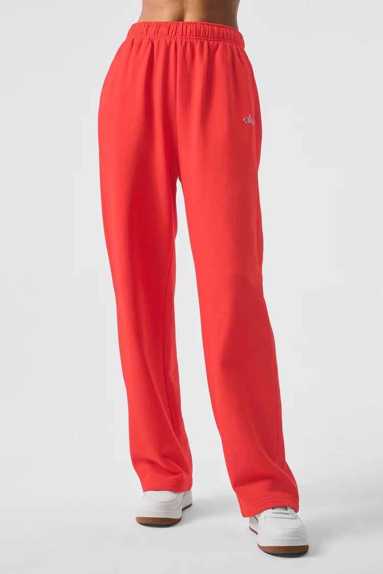 Accolade Straight Leg Sweatpant - Red Hot Summer | Alo Yoga