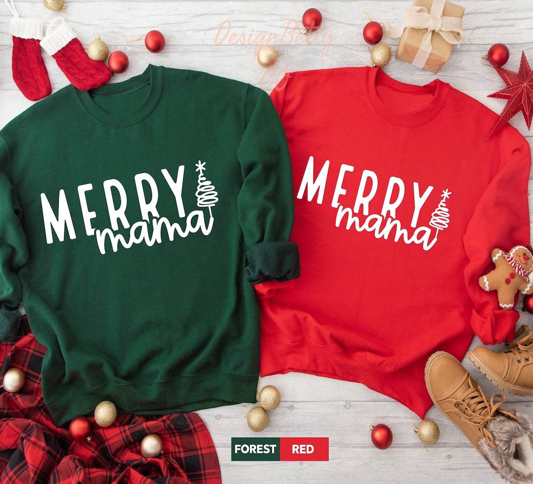 Merry Mama Sweatshirt Aesthetic Sweatshirt Mom Sweatshirt - Etsy | Etsy (US)