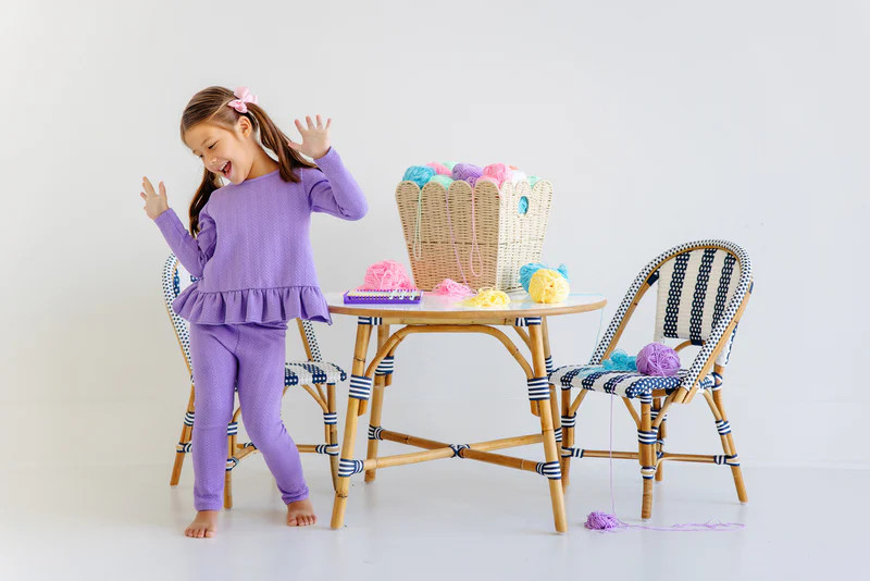 Mitzy Sue Slacks (Quilted) - Palisades Purple | The Beaufort Bonnet Company