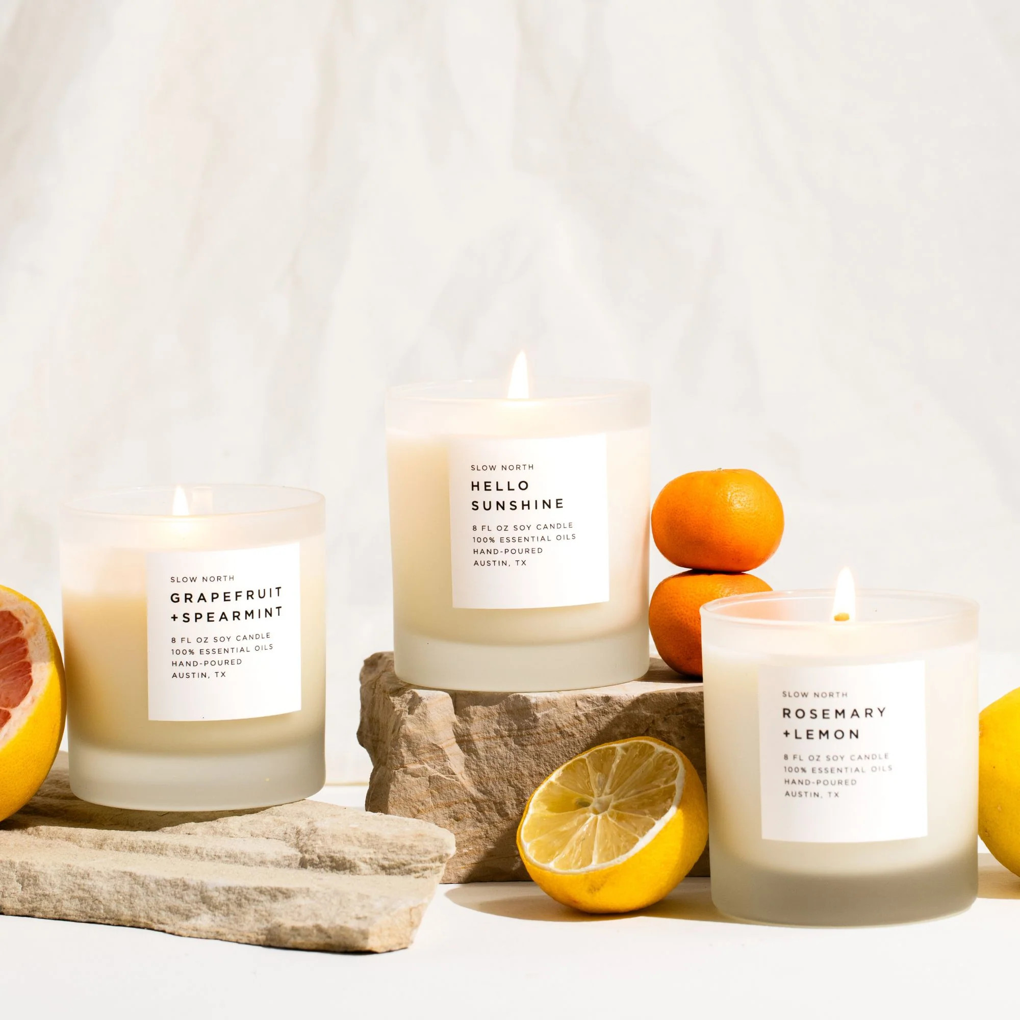 Energizing + Fresh Trio - Signature Candle Bundle | Slow North
