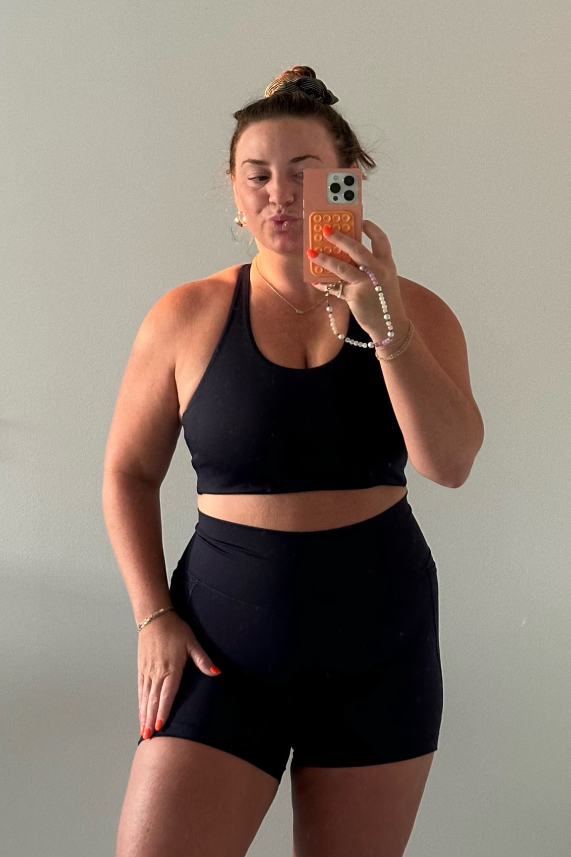 NEW WORKOUT SET IS YOGA APPROVED! Nothing was rolling up or down and you couldn’t see all the sweat 🥵 👍🏼👍🏼👍🏼

#LTKMidsize #LTKActive #LTKFitness