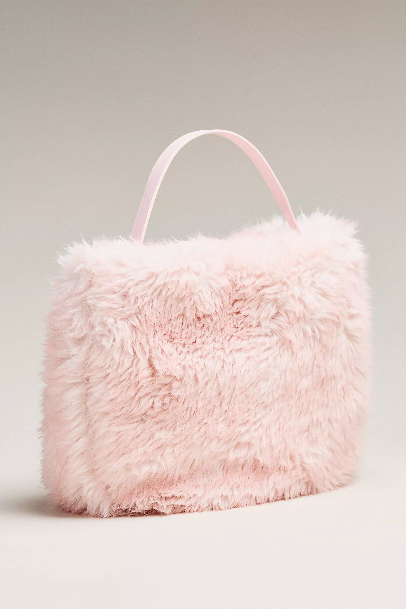 Faux Fur Slouchy Bucket Tote Bag | Anthropologie (US)