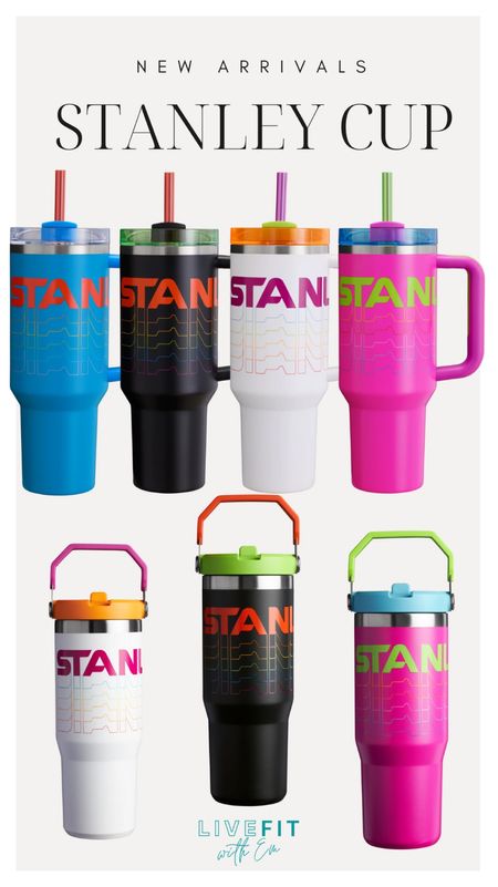 Quench your thirst in style with the latest arrivals from Stanley Cup! 🌈 Featuring the Reverb series in an array of electric colors—Vivid Violet, Black, Azure, and Frost. Available in both 30 oz and 40 oz sizes, each comes with a handy flip straw. Perfect for staying hydrated with a splash of color whether you're hitting the gym or exploring the outdoors. #StanleyCup #HydrationInStyle #NewArrivals #LiveFitWithEm

#LTKSeasonal #LTKfindsunder50 #LTKfitness