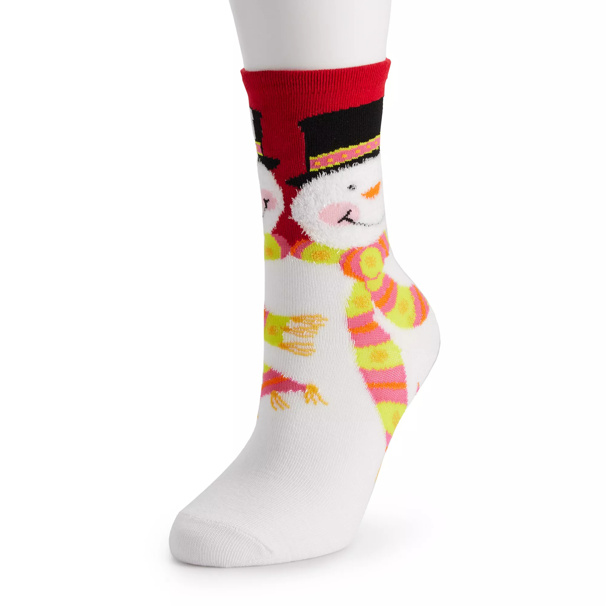 Women's SHINE Holiday Crew Socks | Kohl's