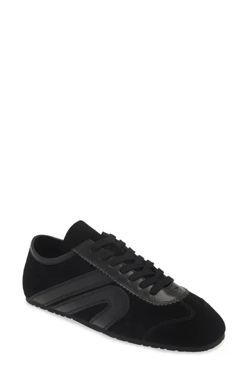Jeffrey Campbell Aleta Sneaker in Black Suede Combo at Nordstrom, Size 9 | Nordstrom