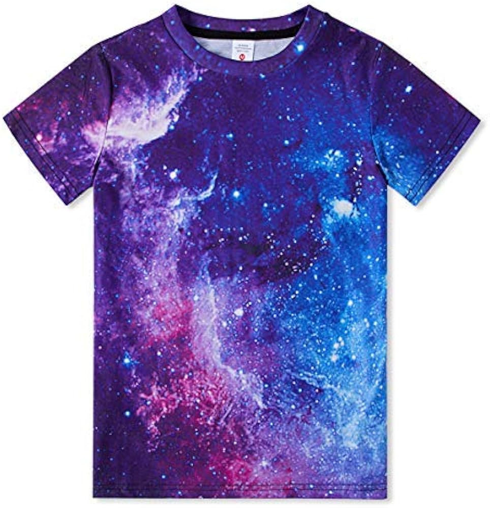 Funnycokid Boys Girls Shirts Graphic T-Shirt Neon Clothes Kids Novelty Youth Short Sleeve Animal ... | Amazon (US)