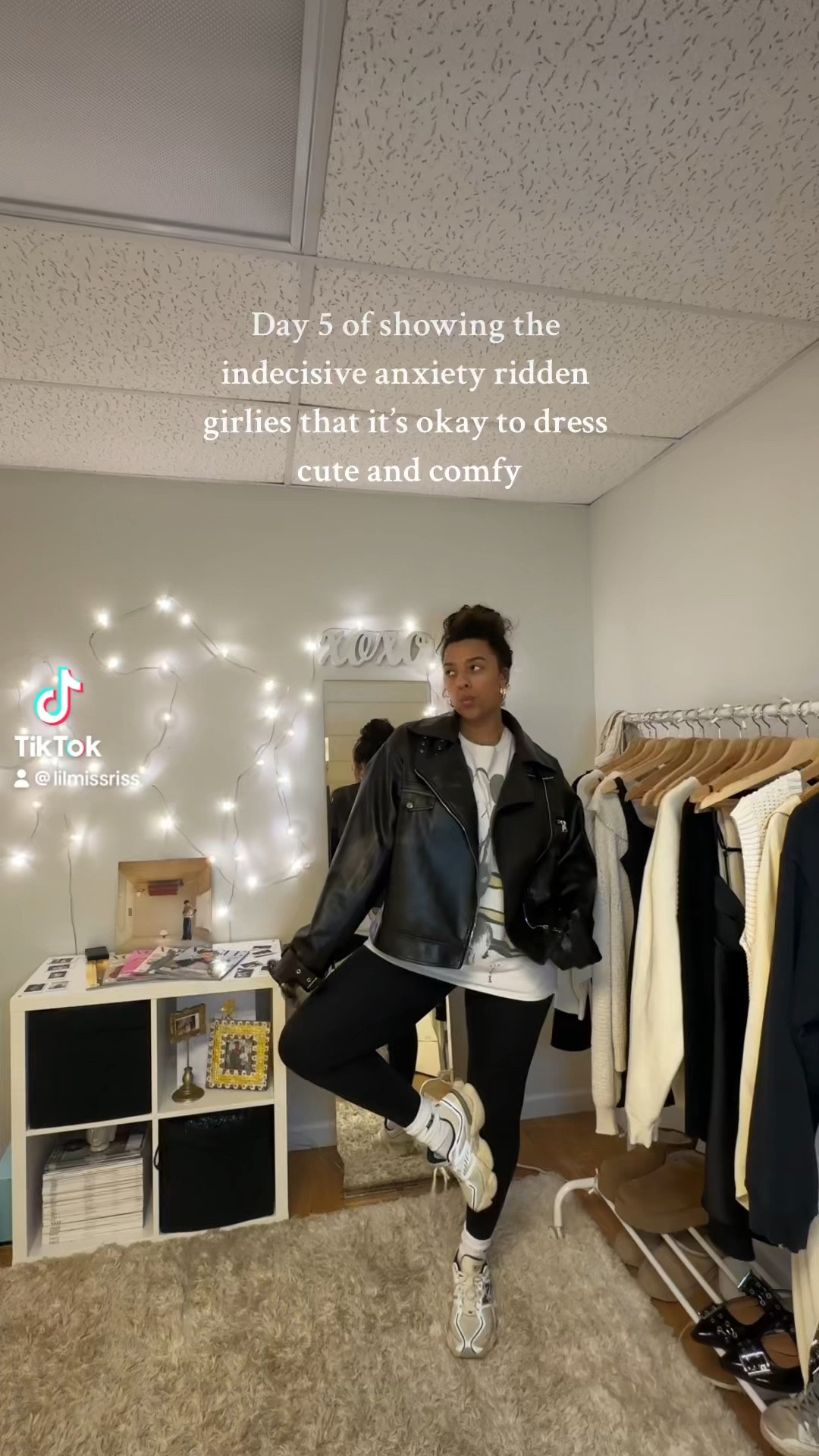 comfy cozy outfit :))  

biker jacket, leggings, new balance 9060, oversized jacket, oversized t-shirt 


#LTKVideo #LTKmidsize #LTKstyletip