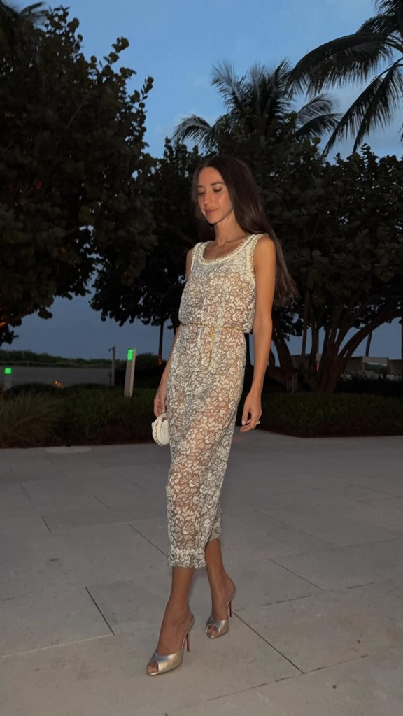 Vacation OOTD 🤍 My jumpsuit and belt are Chanel but I linked similar options