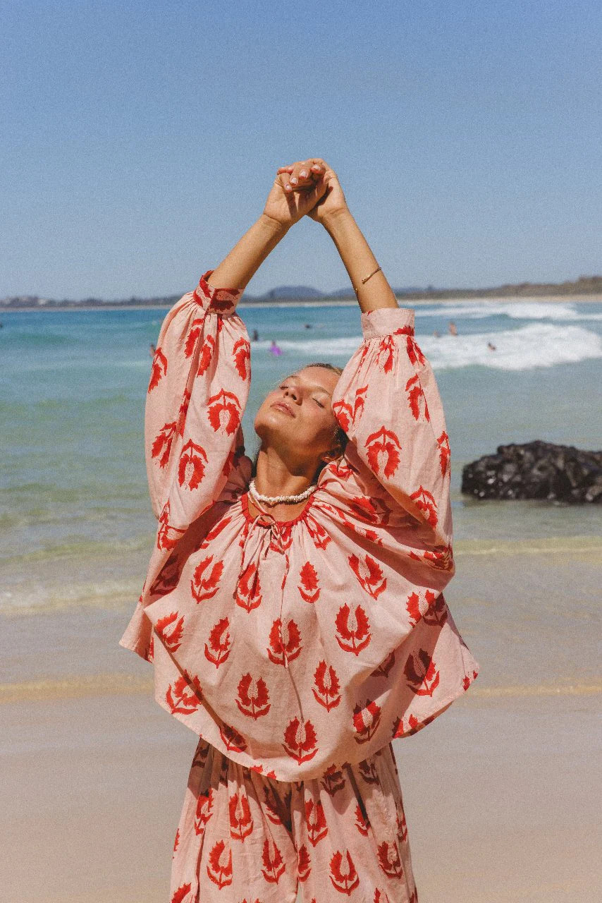 Ria Blouse ~ Cherry Blossom | Daughters of India