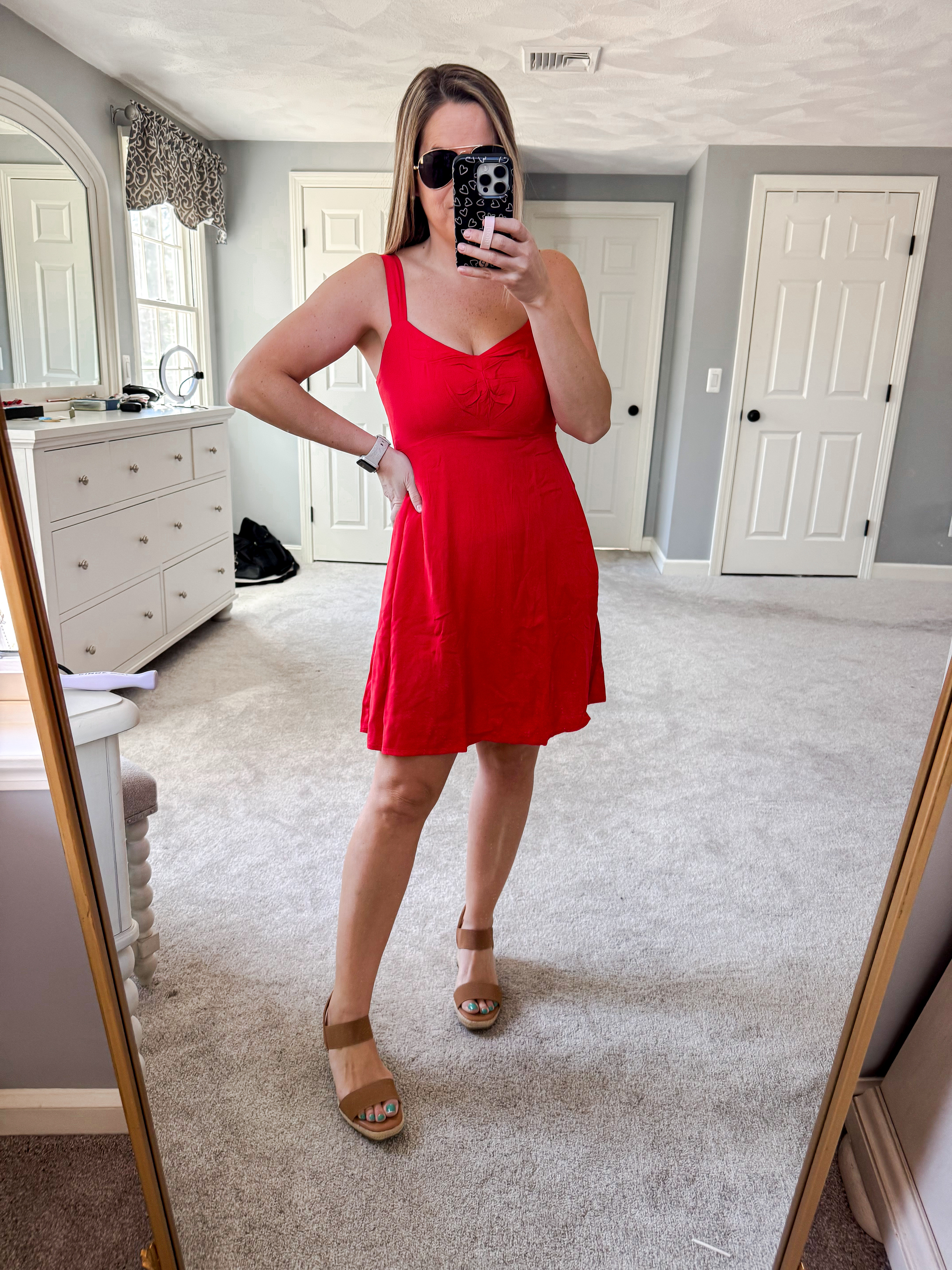 Spring trends, trending color Ted, red dress, old navy dress, everyday dress, mom friendly dress, spring dress, sun dress, spring break dress 

#LTKWatchNow #LTKSeasonal #LTKSaleAlert