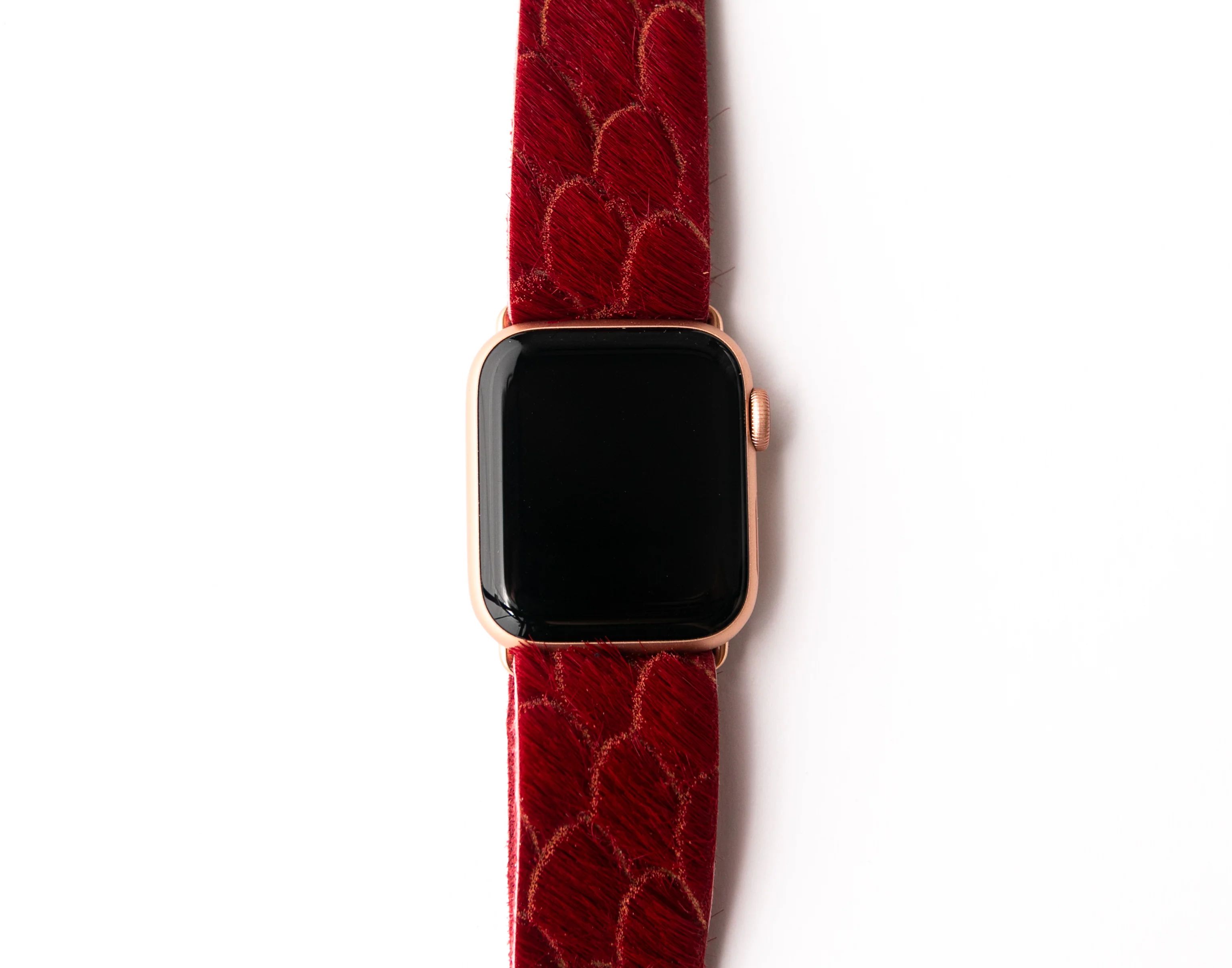 Scalloped in Red Watch Band | KEVA Style