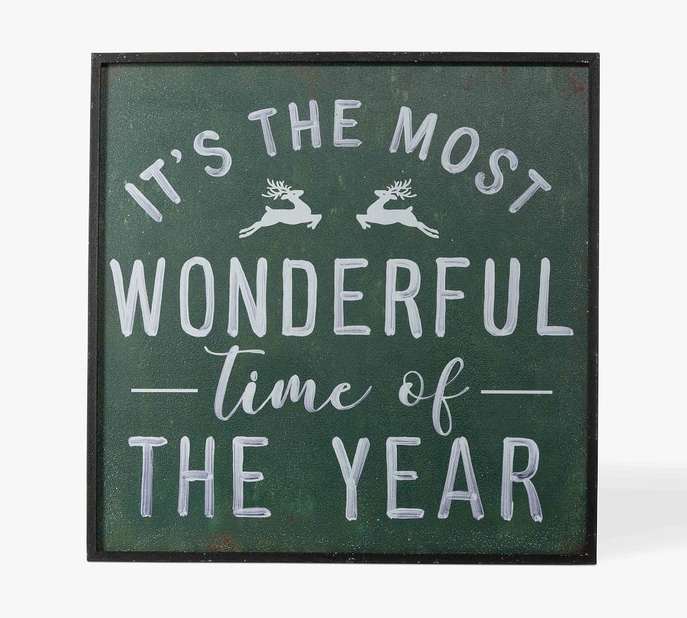 Most Wonderful Time Of The Year Wall Art | Pottery Barn (US)