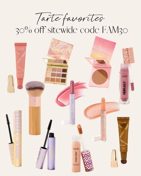 Tarte Favorites 30% off code FAM30 🙌🏻🙌🏻

#LTKbeauty #LTKstyletip #LTKsalealert