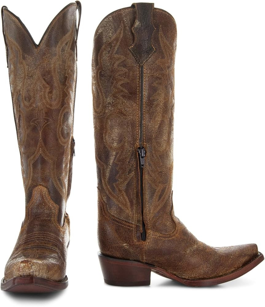 Soto Boots Tall Leather Womens Cowgirl Boots M1003 | Amazon (US)