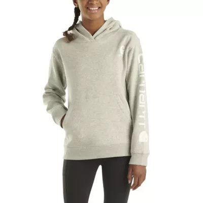 Carhartt Girls Long-Sleeve Graphic Hoodie | Tractor Supply